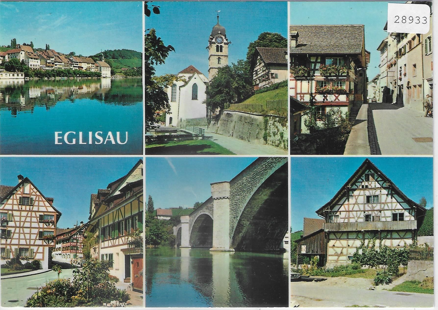 Cartoline postali: Eglisau ZH - Multiview – Usato da Ettingen venduto da Kartenplanet