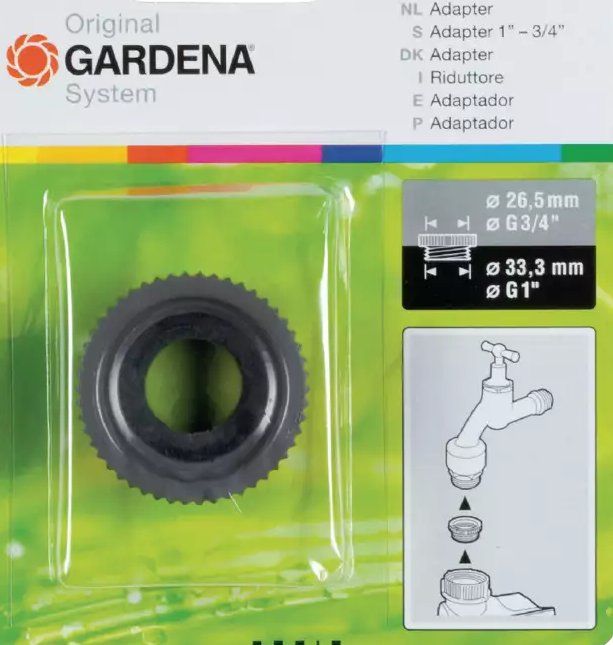 Gardena Laufwerke & Adapter: Gardena Adapter 1" - 3/4" – Gebraucht aus Wettingen von Christianv 4