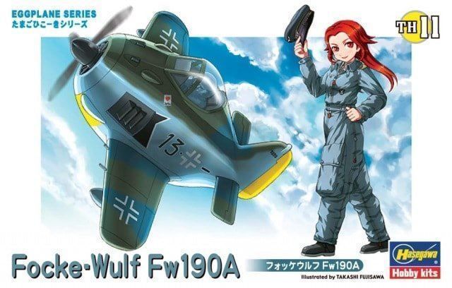Modellbausätze & Standmodelle: Hasegawa Fw190 Eggplane – Neu und originalverpackt aus Neuenhof von Abakan