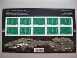 2008 Fussballeuropameisterschaft Schweiz postfrisch