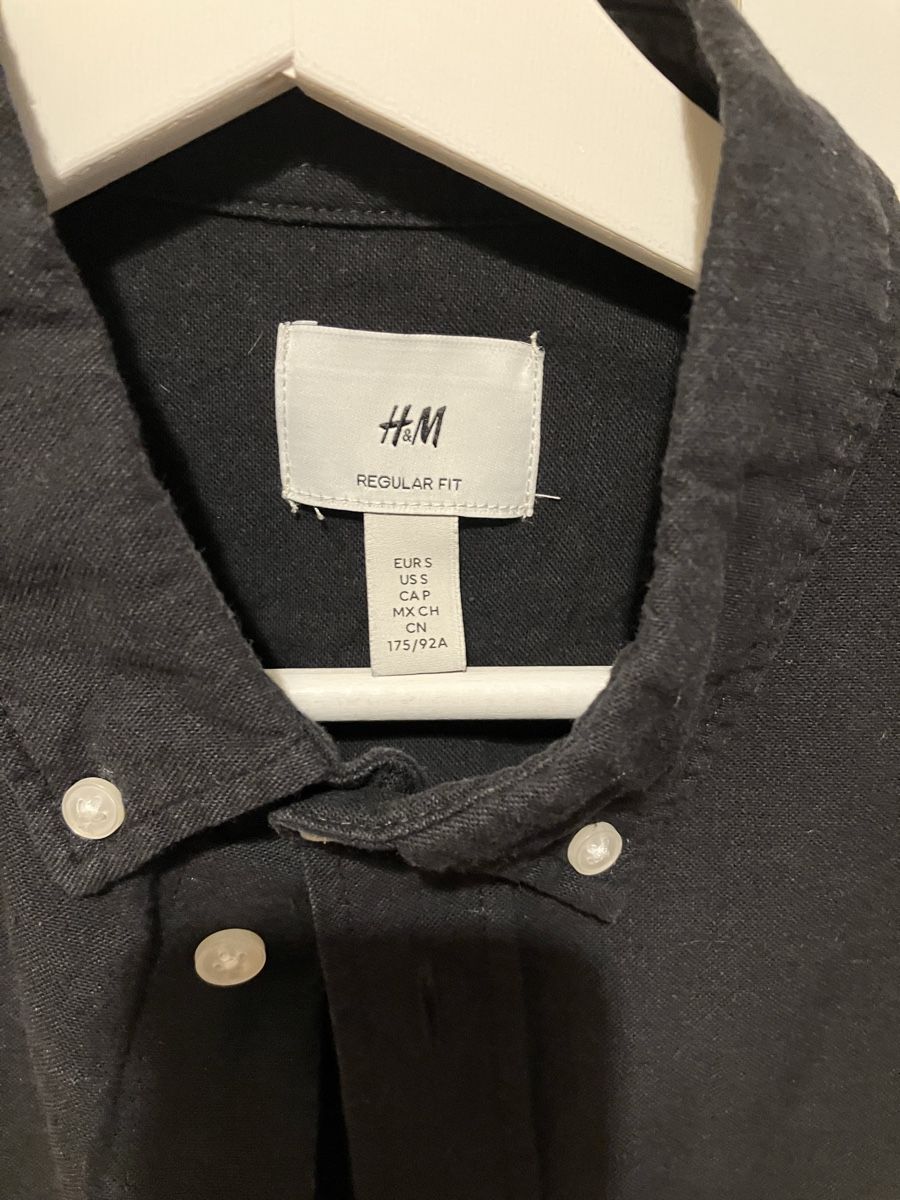 H&M Camicie: Schwarzes Hemd Regular Fit, Grösse S - Top Zustand! – Nuovo (secondo la descrizione) da Winterthur venduto da Streisel 1