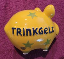 Süsses Sparschwein Trinkgeld aus Keramik Neu!