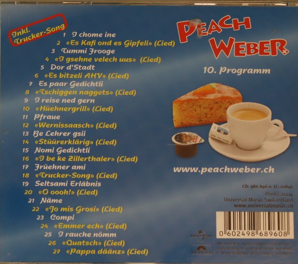 CDs: Peach Weber - Gäxpresso – Gebraucht aus Luzern von CONTENTI 2