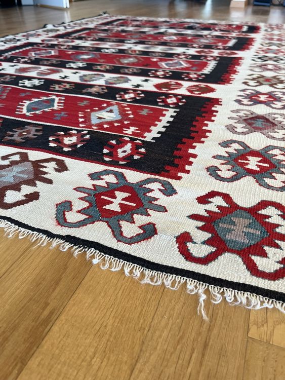 Beautiful Red Patterned Area Rug from Croatia (Gebraucht) in Olten für ...