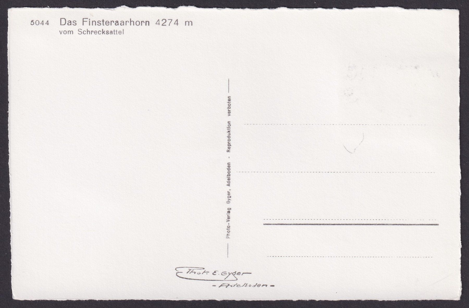 Alle Briefmarken: 1966, Nr. 445 Maximumkarte, Finsteraarhorn Ersttag – Gebraucht aus Ebikon von SilvioFreund 1
