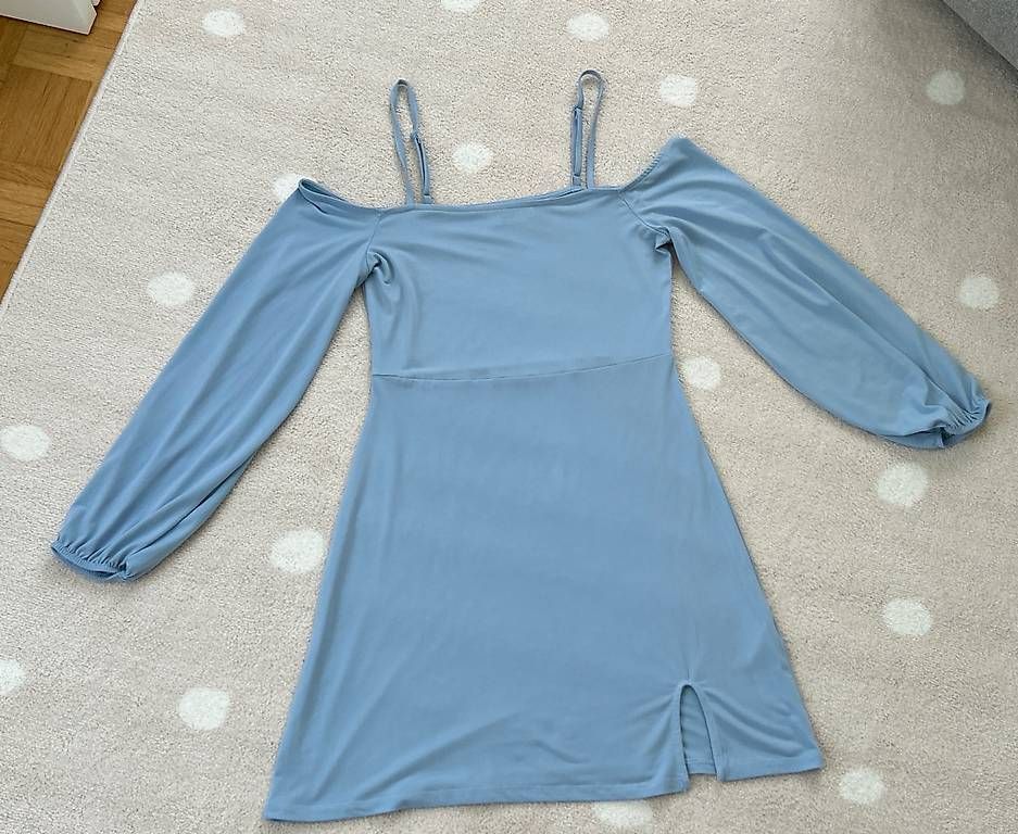 Vestiti: Pamela x NA-KD Kleid hellblau – Usato da Vaduz venduto da hasi_75