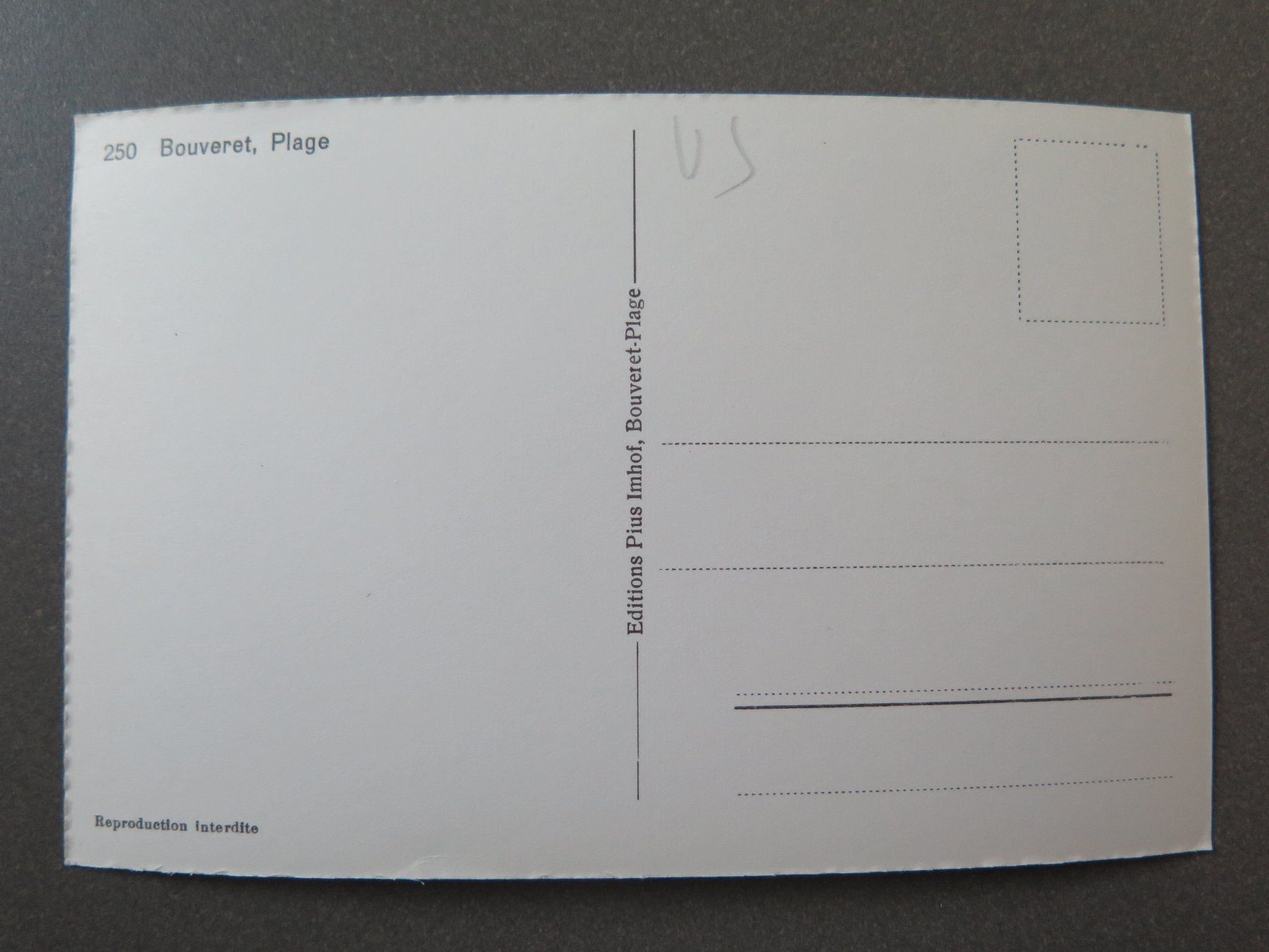 Cartoline postali: BOUVERET - PLAGE – Usato da Wittenbach venduto da lipasal 1