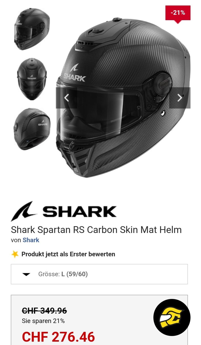 Caschi & visiere: Shark Spartan RS Grösse L – Nuovo (secondo la descrizione) da Grenchen venduto da bue_6rzz