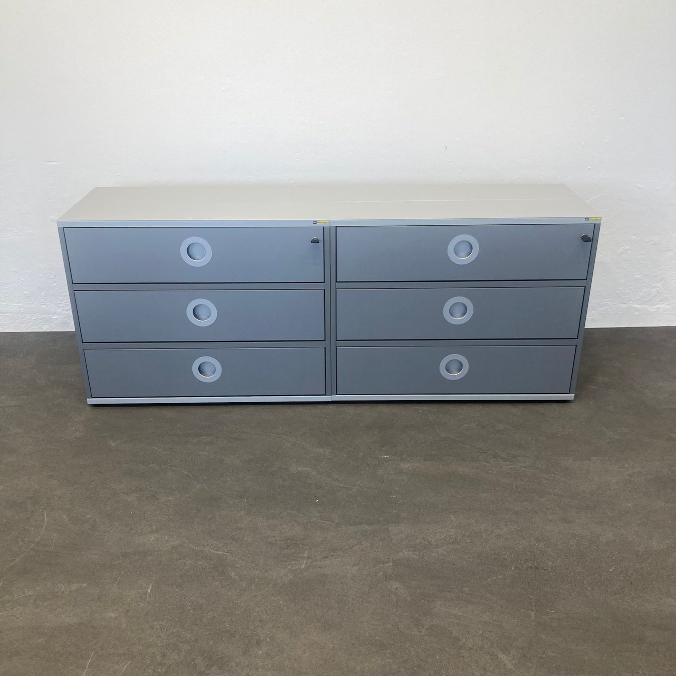 Kommoden: Denz D3 Schubladen-Sideboard Anthrazit - 1600mm - mit – Gebraucht aus Schönenwerd von mcofficeshop