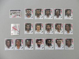 Panini Fussball WM 2006 Fehlliste Trinidad-Tob.131-49 Kompl.