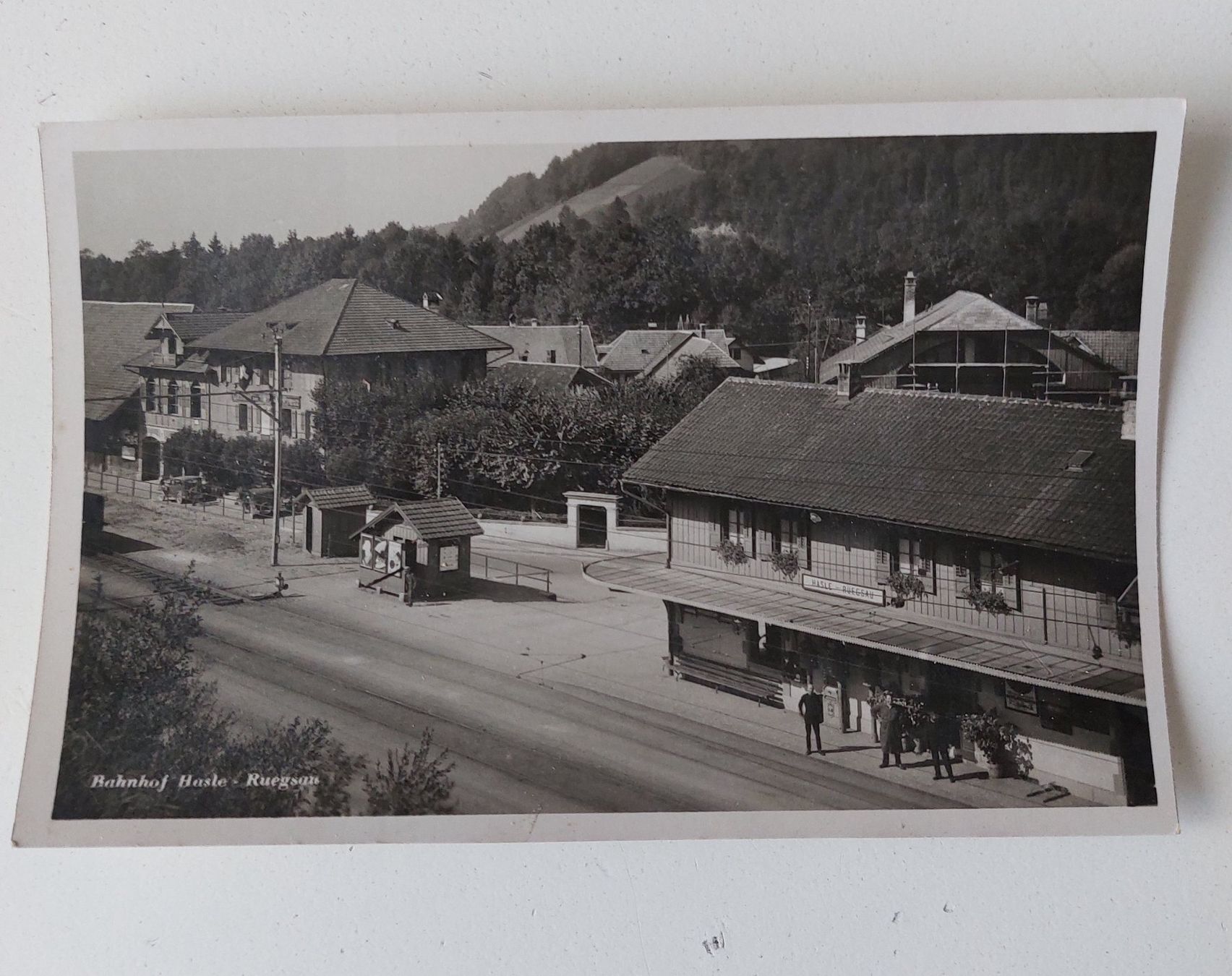 Cartoline postali: AK Ansichtskarte Bahnhof Hasle - Rüegsau – Usato da Schenkon venduto da Uhu007
