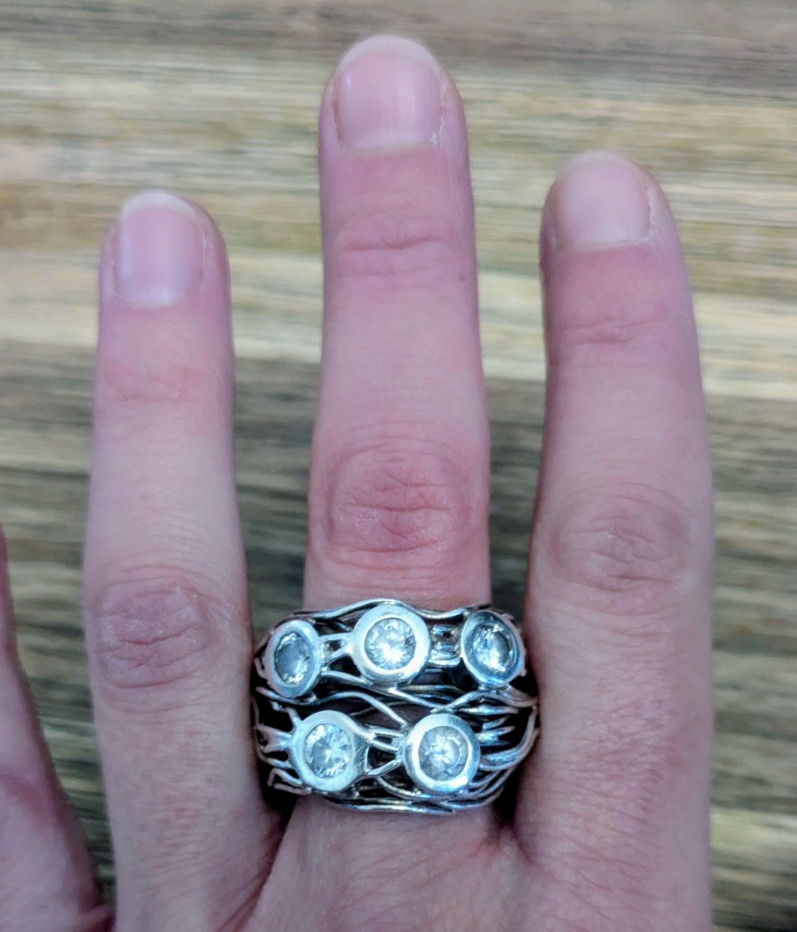 Ringe: Silberring mit Zirkonia 925 – Gebraucht aus St. Gallen von Jasik1 1