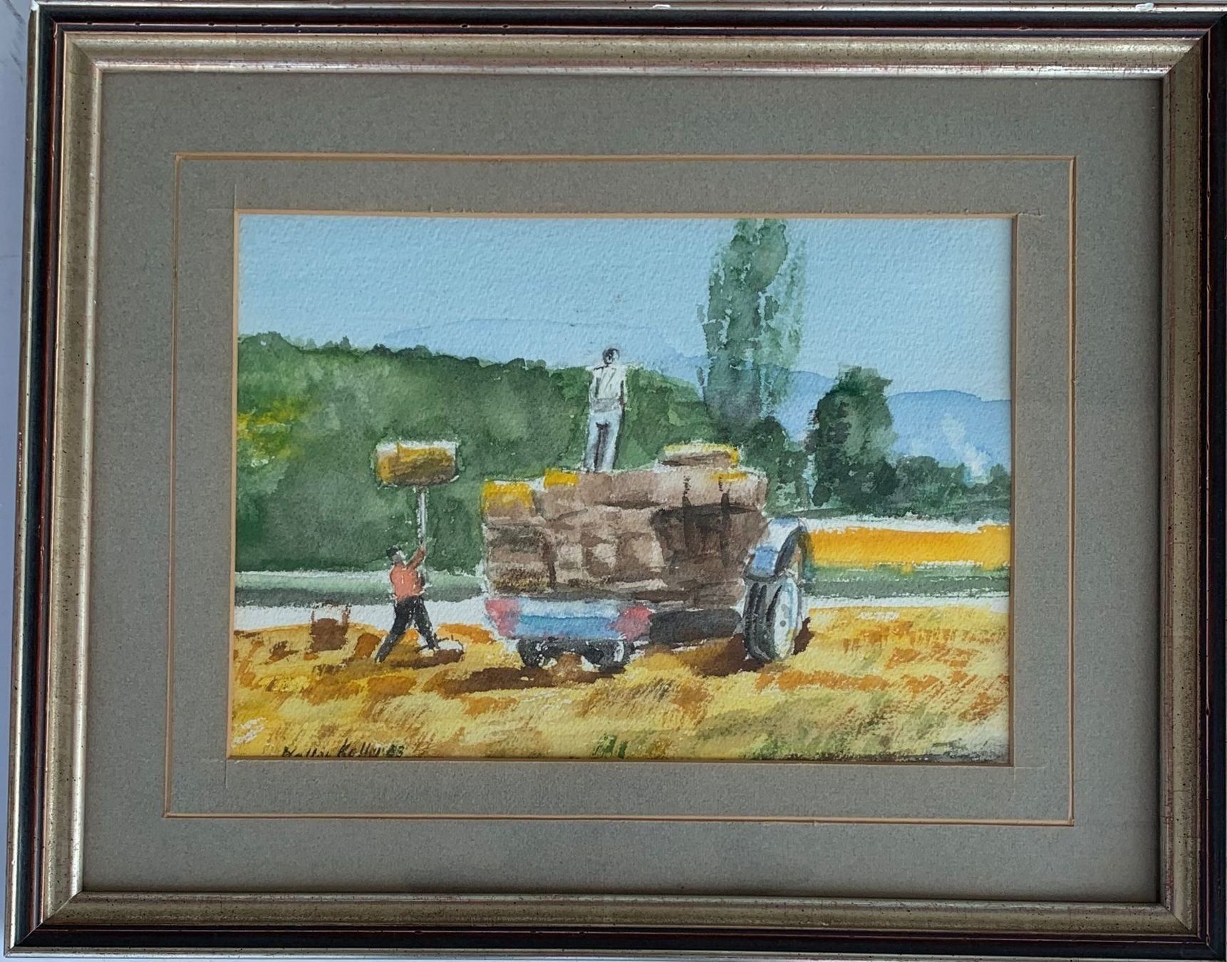 Dipinti: Walter Keller Aquarelle Landschaft – Usato da Müllheim Dorf venduto da Othmar73
