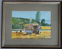 Walter Keller Aquarelle Landschaft