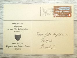 TR66 Enveloppe + Timbre Suisse 1942