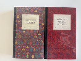 2 Bücher Märchen der Weltliteratur( Polnische+ aus Baltikum)