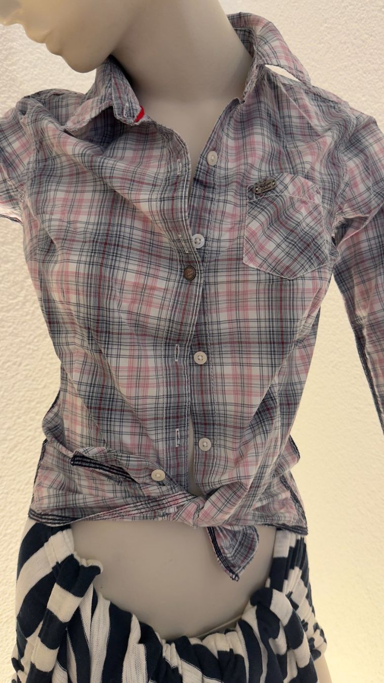 Tommy Hilfiger Blusen: Tommy Hilfiger - Baumwoll-Bluse Karomuster – Gebraucht aus Bern von MarieBrocante 2