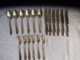 Besteck versilbert Wellner 90/45   18 - teilig