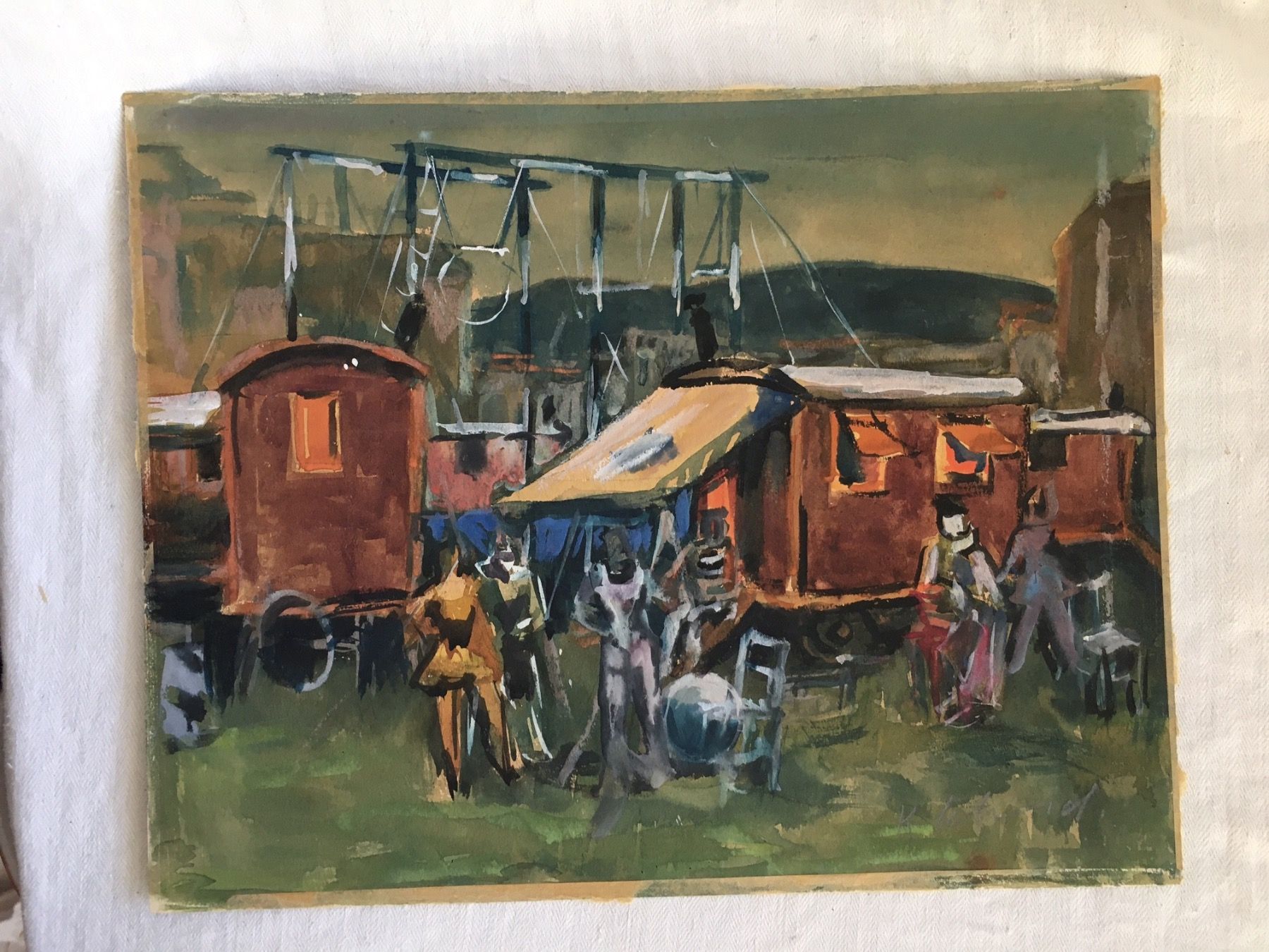 Dipinti: Kleines Bild des Malers Kurt Schmid 25x32 – Nuovo (secondo la descrizione) da Zürich venduto da aannnnaa48