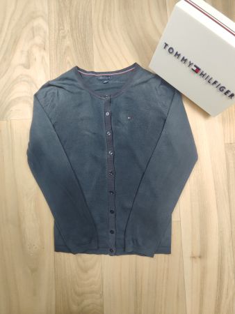 TOMMY HILFIGER | Cardigan gilet bleu marine | taille S femme