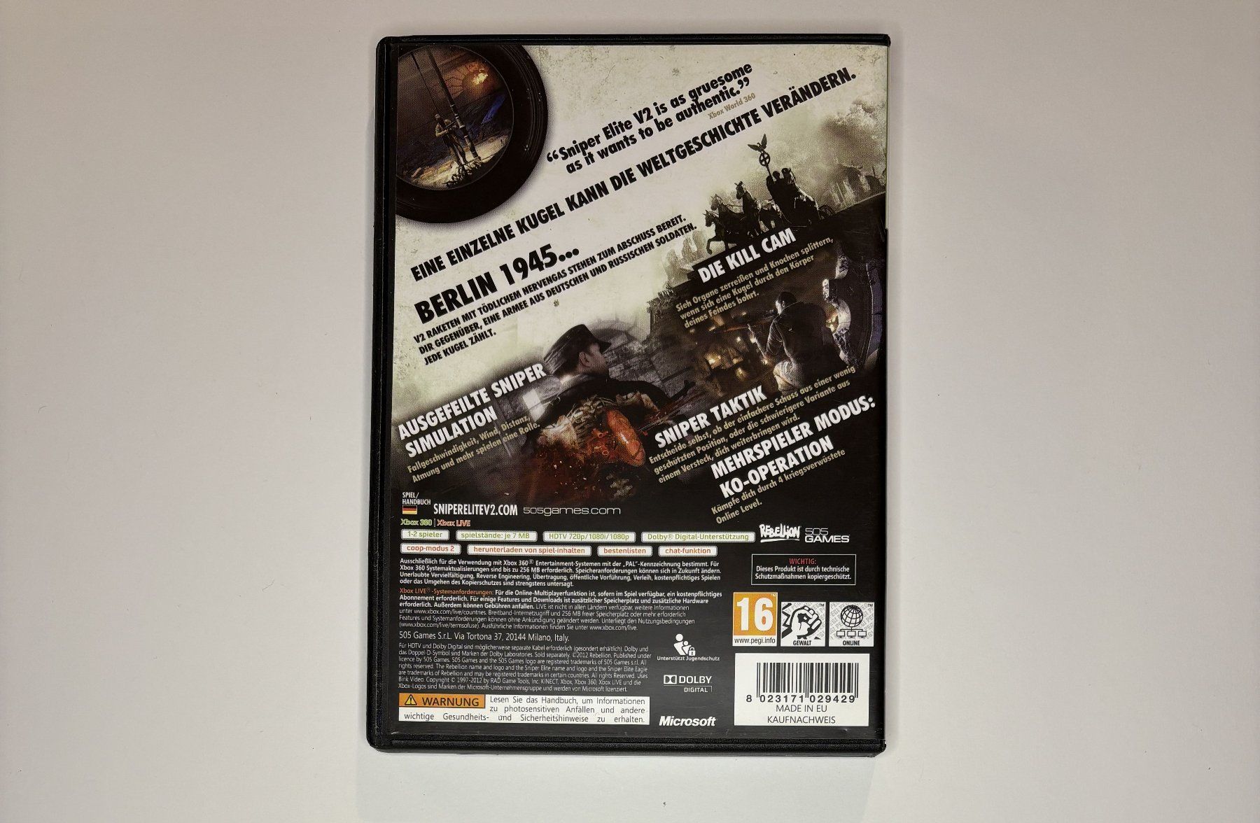 Giochi: XBOX 360 - Sniper Elite V2 – Usato da Allschwil venduto da Bullach 2