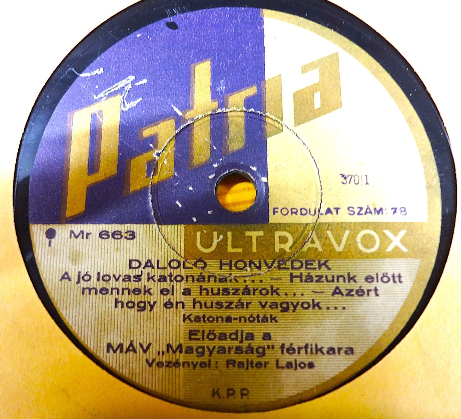 Schallplatten: 15 Tschechische, Ungarische Schellackplatten – Gebraucht aus Hemishofen von Phonomandy