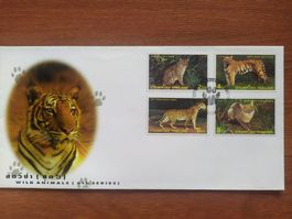 Thailand (-35%)- Raubkatzen Tiger 1998 FDC