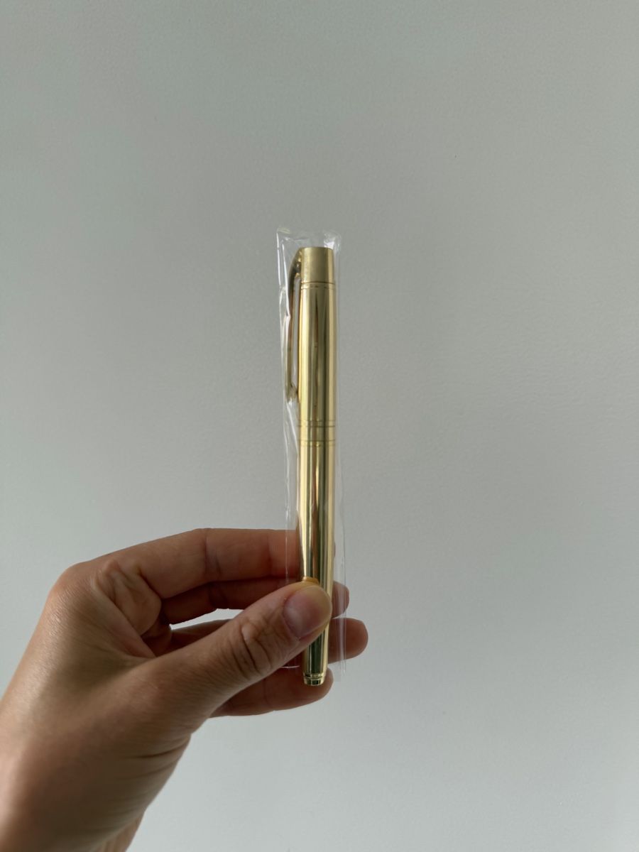 Penna & Evidenziatori: Gold colored fountain pen – Nuovo e nell'imballaggio originale da Uster venduto da Monika_OB 5