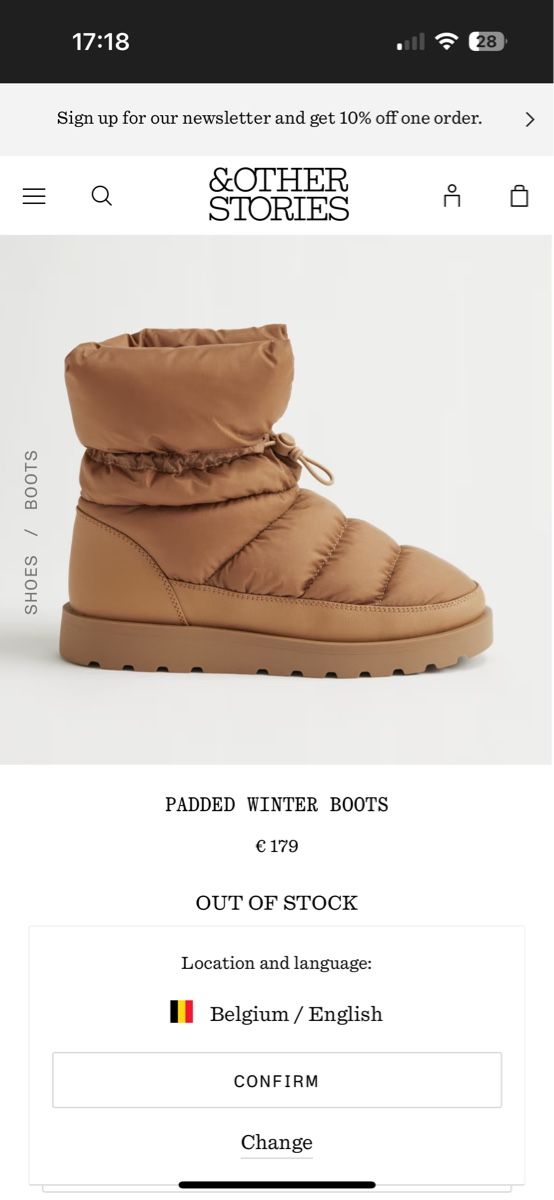 Other Stories Scarpe da donna: & Other Stories Winterstiefel, Gr. 39 – Usato da Galgenen venduto da rpoto