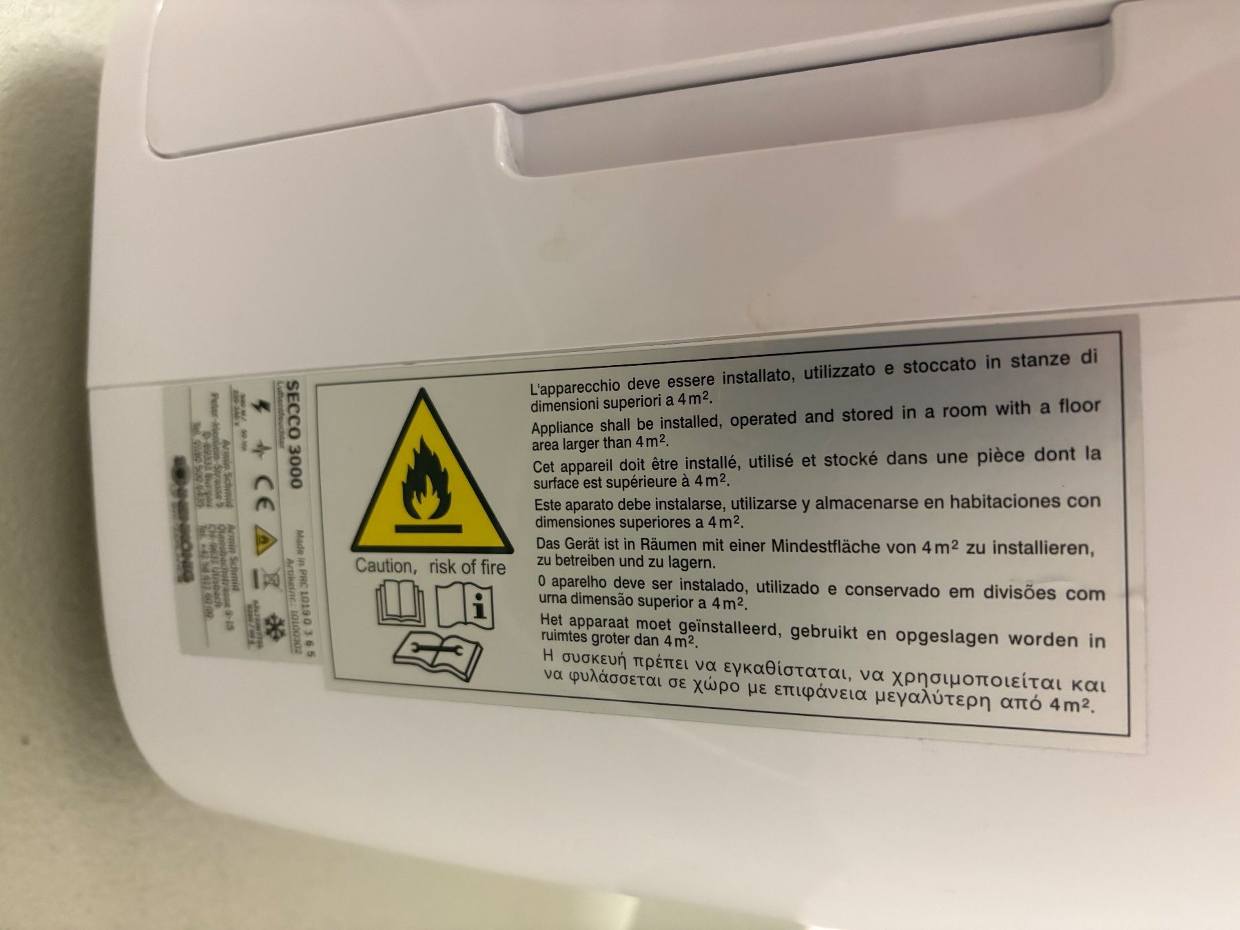 Deumidificatori: Luftenfeuchter / Sonnenkönig Secco 3000 – Usato da Zürich venduto da Buutz6 3