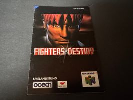 ANLEITUNG FÜR FIGHTERS DESTINY NINTENDO 64