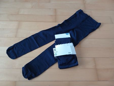 3 Strumpfhosen schwarz Gr.110-116