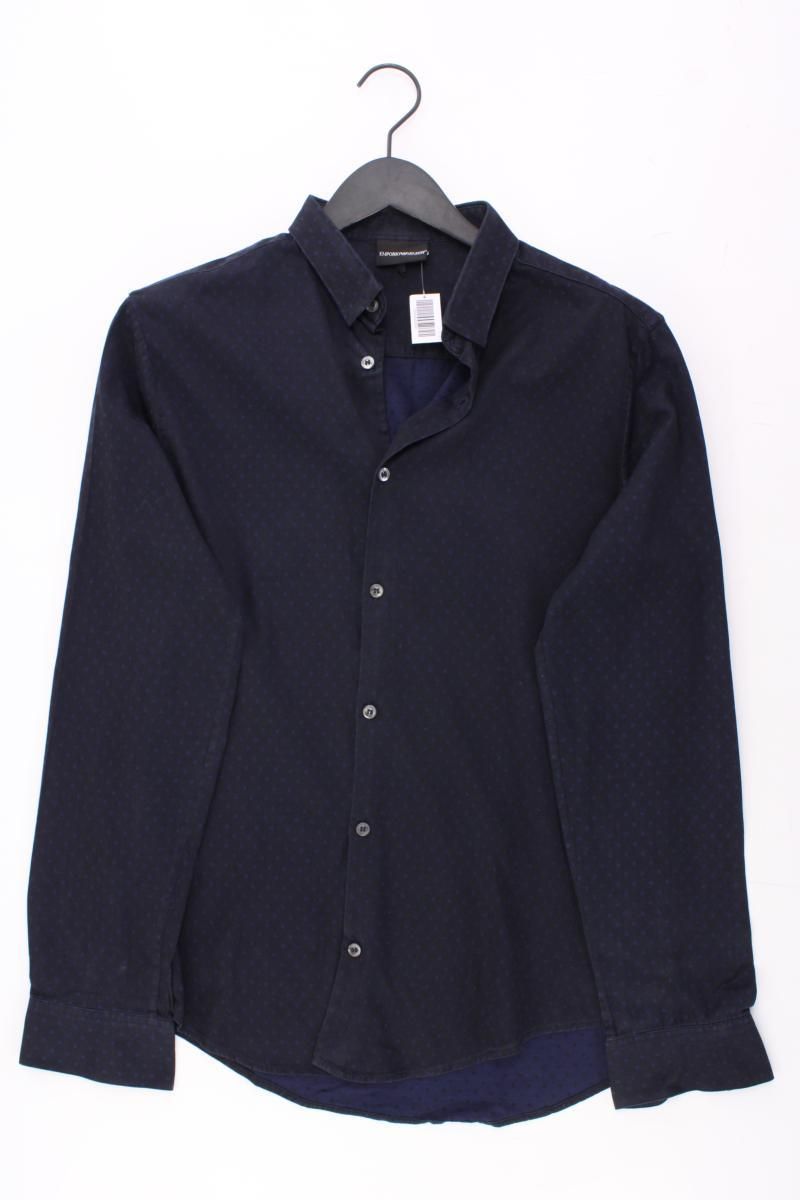 Camicie: Emporio Armani Langarmhemd Gr. L blau – Usato da Neustadt an der Waldnaab venduto da SecondLifeFashion
