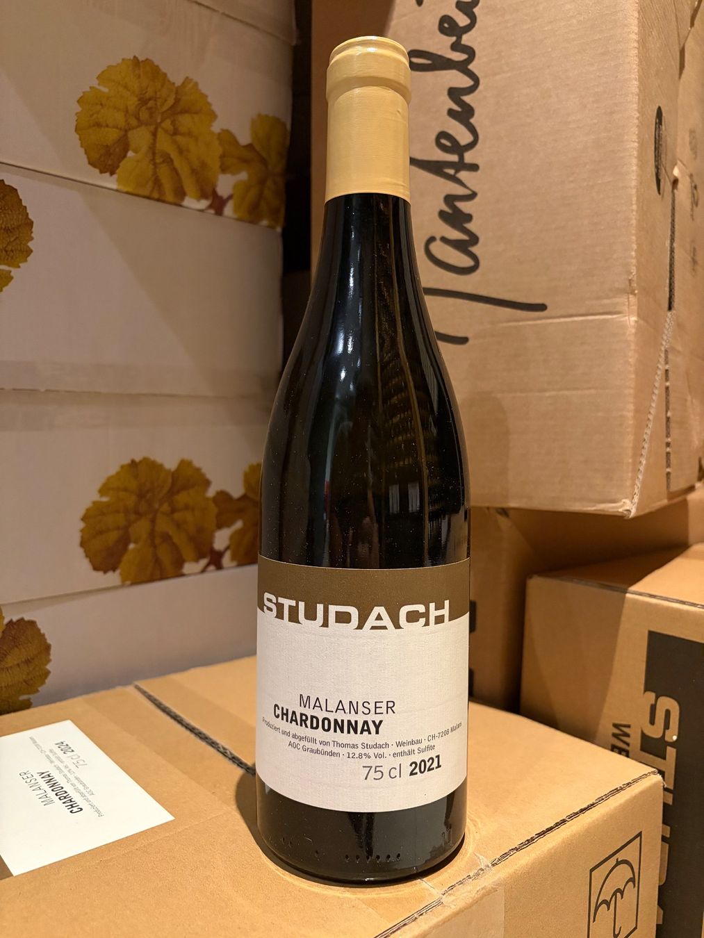 Studach Wein: Thomas Studach Chardonnay 2021 – Neu und originalverpackt aus Liestal von Rockthat