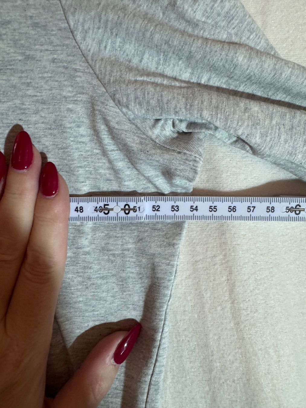 C&A Top: Hellgraues Langarmshirt Basic von C&A Gr. XL – Usato da Grosswangen venduto da second_hand_dress 4