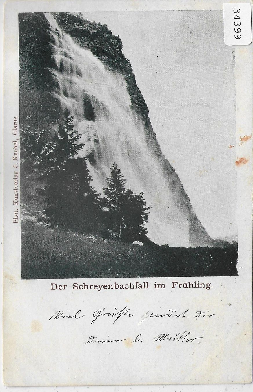 Cartes postales: Der Schreyenbachfall im Frühling – D'occasion à Ettingen par Kartenplanet