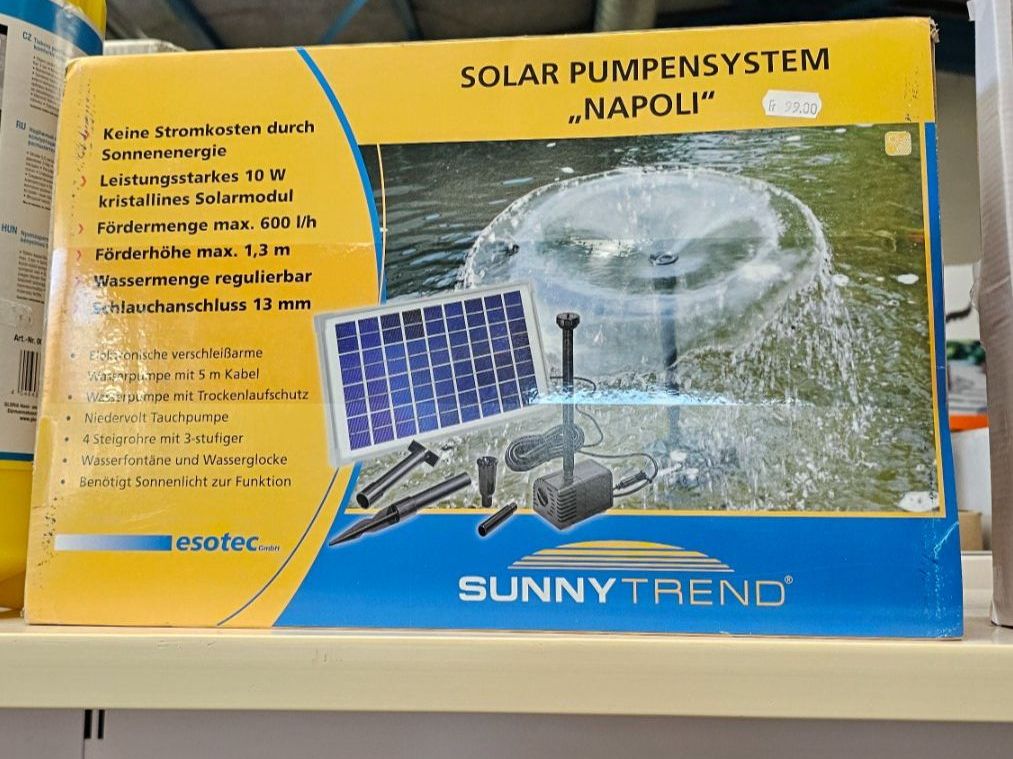Pompe & Parti di ricambio: Esotec ✅ Solar Pumpensystem Napoli – Nuovo e nell'imballaggio originale da Koppigen venduto da Bracher_Mail-House 1