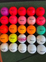 25 div. Golfbälle Volvik, guter Zustand