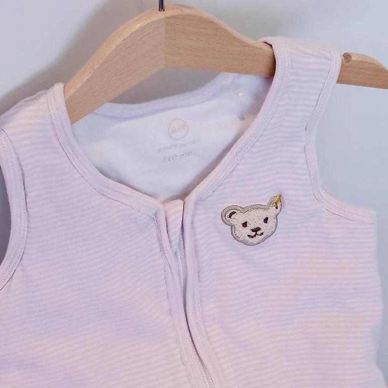 Steiff Sacchi a pelo: Steiff Schlafsack Gr. 110 - Rosa gestreift – Usato da Zürich venduto da SecondLifeZH 1
