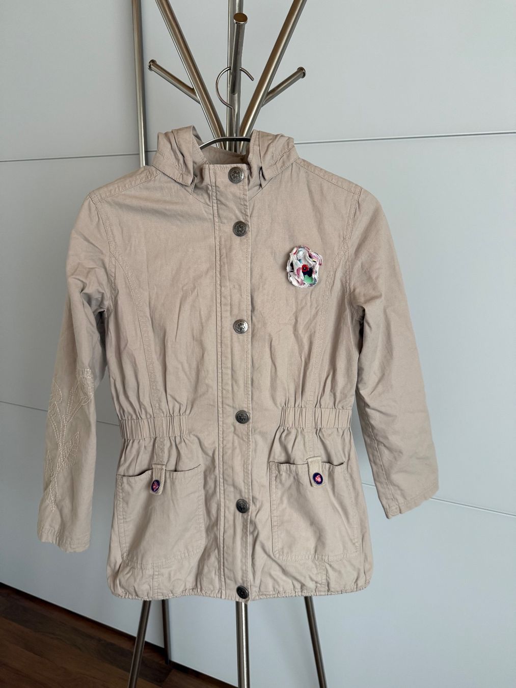 Vestes & Manteaux: Hellrosa Übergangsjacke/ Trenchcoat, Gr. 152 – D'occasion à Bützberg par Alexaborn 4