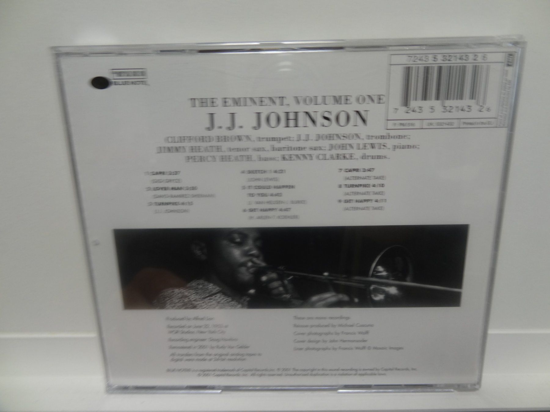 CD: J.J. Johnson - The Eminent Vol. 1 - Blue Note CD Jazz – Usato da luzern venduto da musicandart 1
