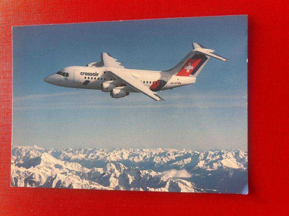 Crossair Avro RJ 85 Jumbolino over the Swiss Alps (Gebraucht) in ...