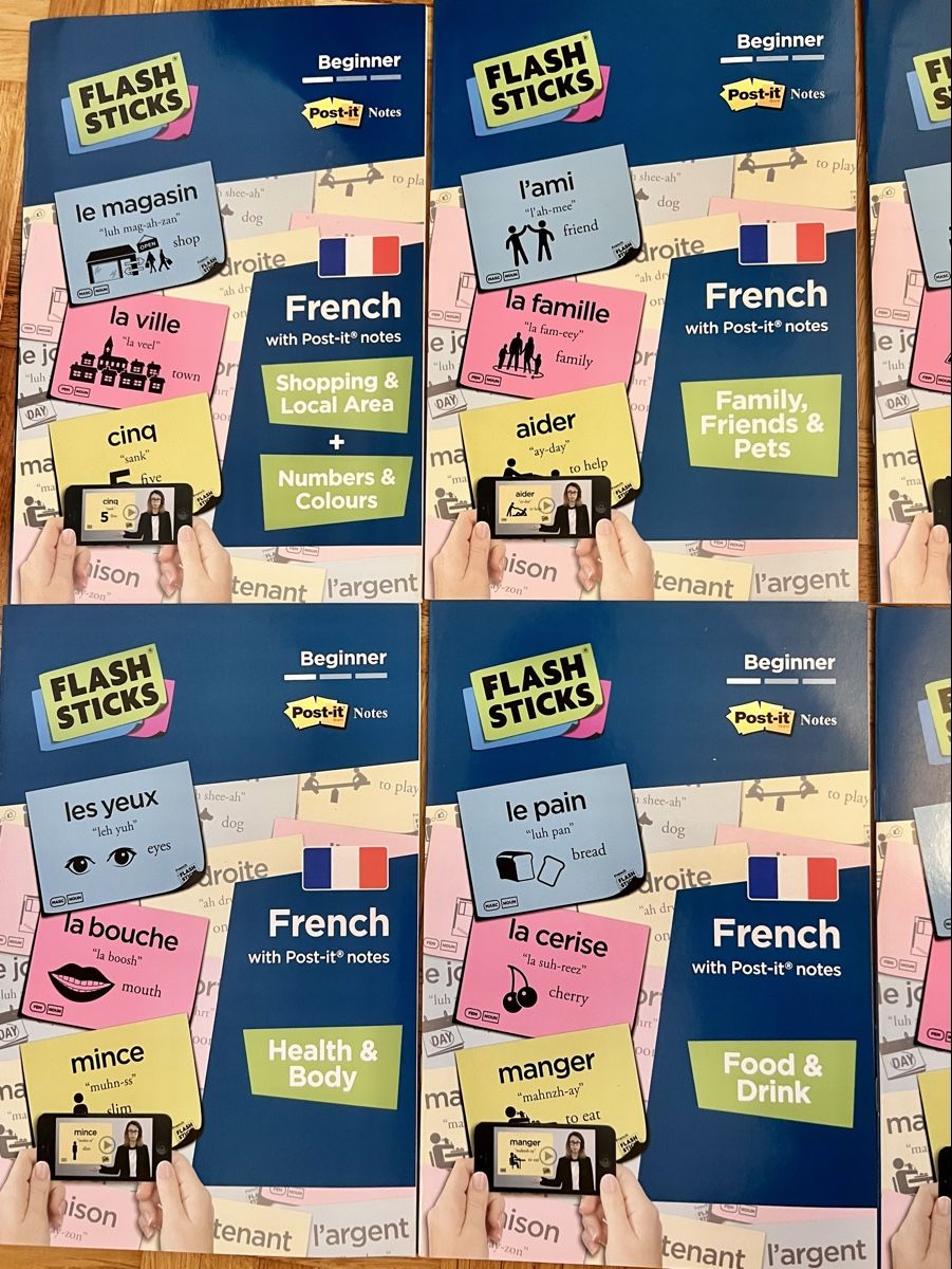 Libri: Learn French - 600 Post-it Vocabulary Notes – Nuovo (secondo la descrizione) da Neuchatel venduto da jaz_77ly 7