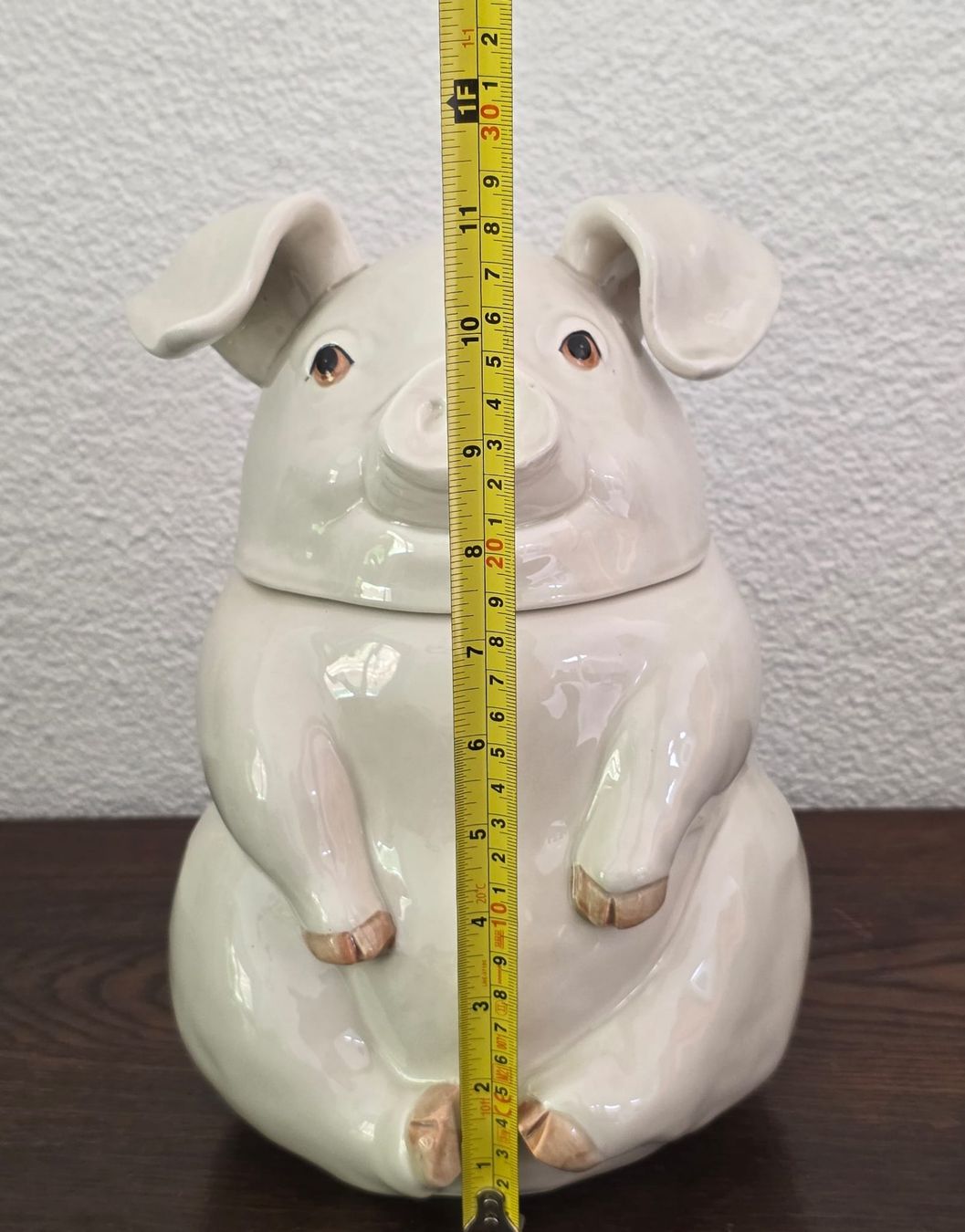 Contenitori & Simili: Keramik Schweinchen Vorratsdose mit Deckel – Usato da Rheinsulz venduto da Dred 5