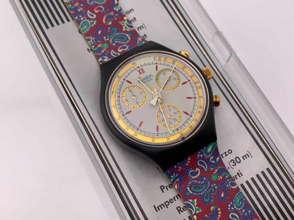 Vintage SWATCH Chronograph Full Set und nie getragen (Neu (gemäss ...