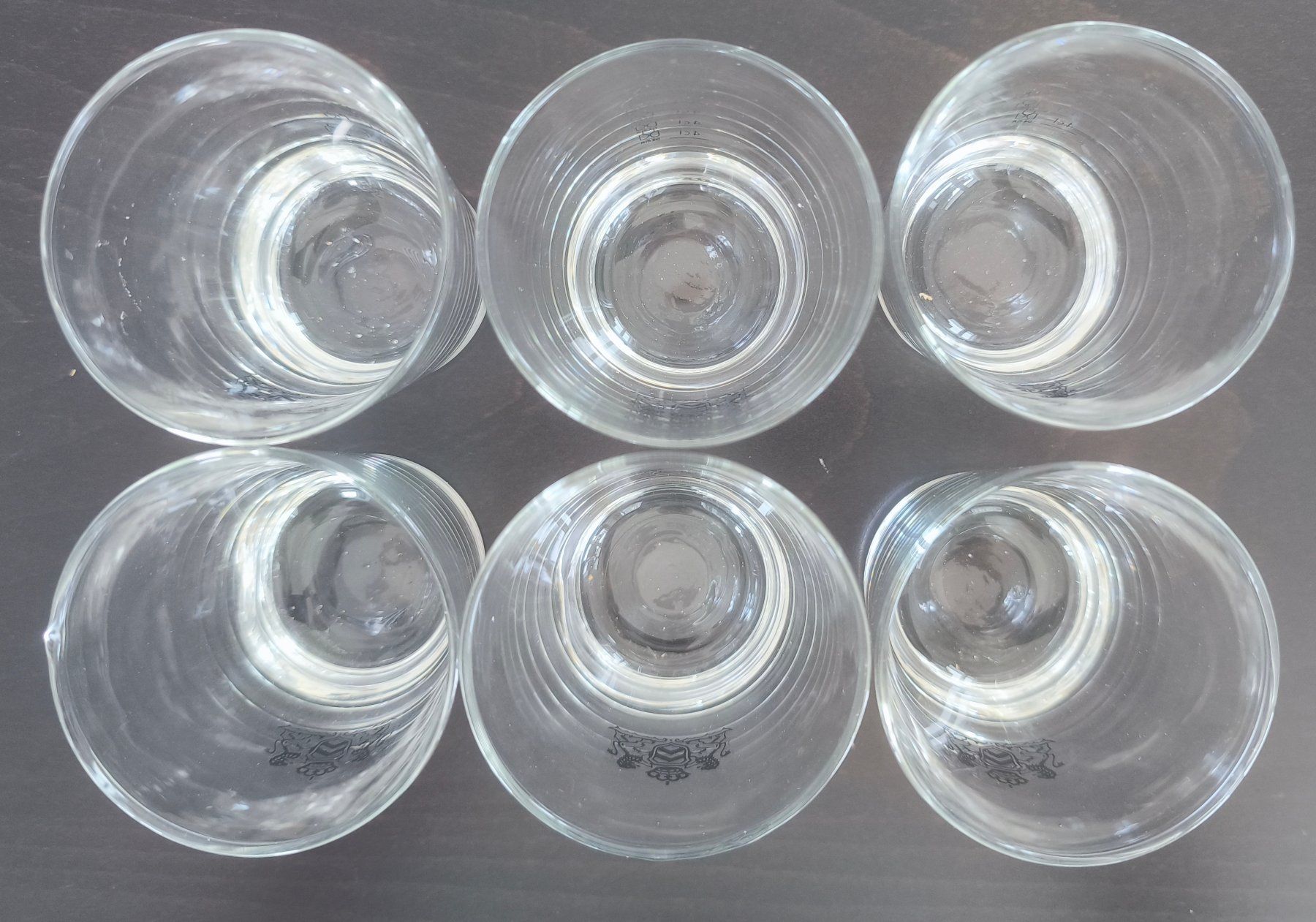Gläser: 6 Dema Stamperli Schnapsglaeser mit Wappen, 4cl, Top! – Gebraucht aus St. Gallen von Arti24 3
