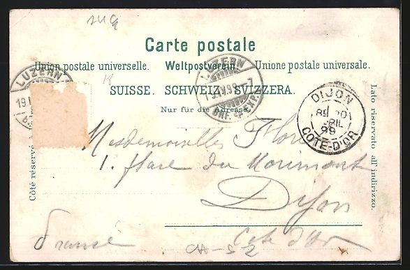 Cartes postales: Litho Einsiedeln, Teilansicht, Kloster,  – D'occasion à Berlin par bartko-reher 1