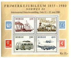 Block "Schiff, Flugzeug, Autobus". Norwegen