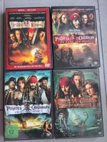 4 DVDs: Pirates of the Caribbean 1 - 4