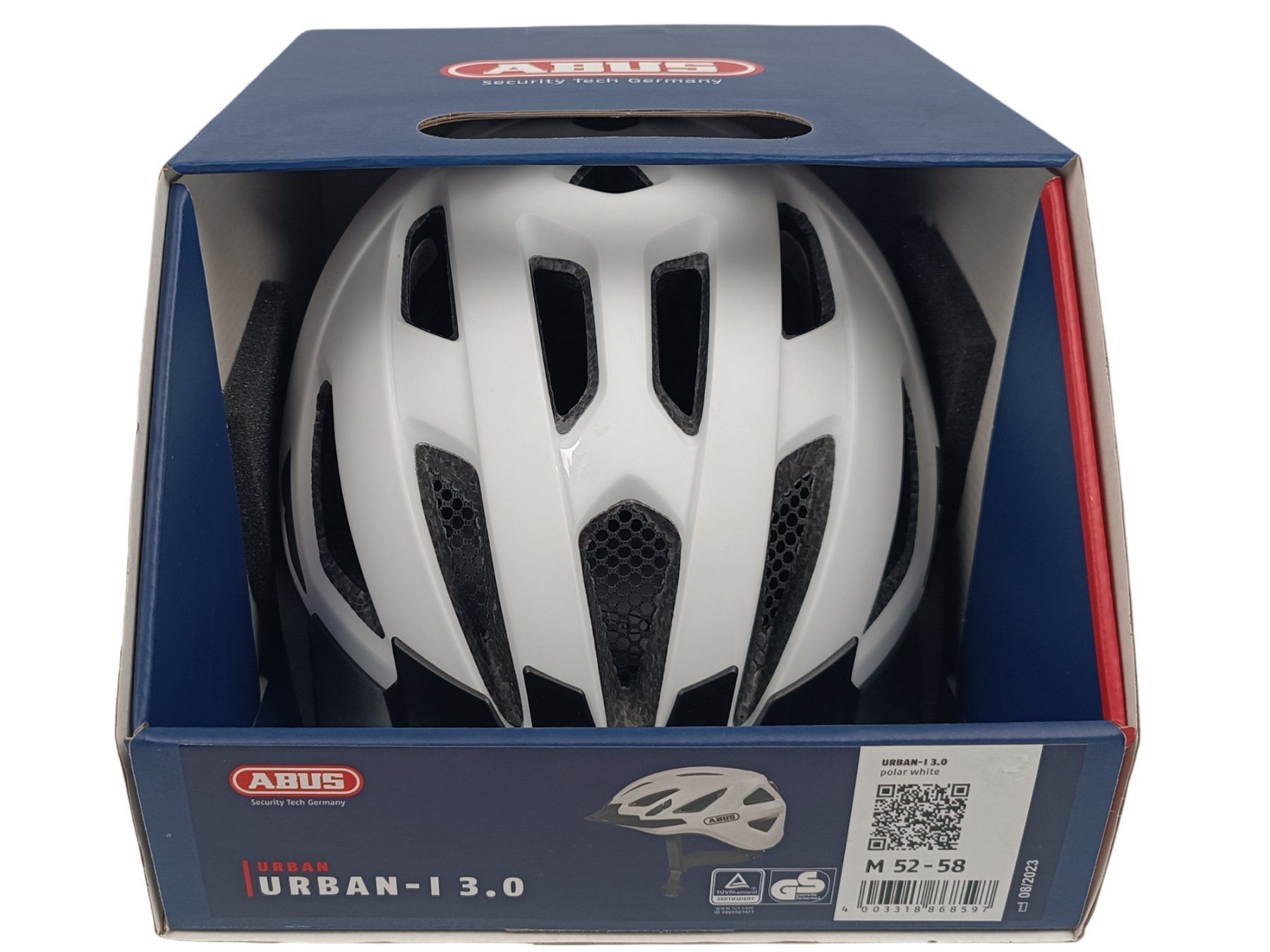 Abus Caschi: ABUS Urban-I 3.0 Velohelm weiss Gr. M – Nuovo (secondo la descrizione) da Suhr venduto da Restwert_Suhr 1